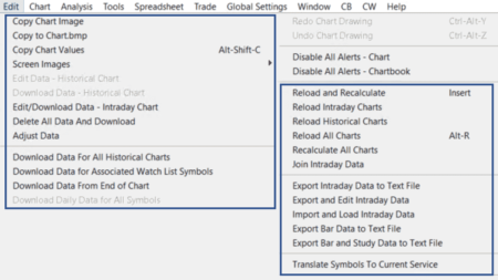 Sierra Chart - Tutoriel A2 - Chartbooks & Graphes Avancé - Reload and Recalculate