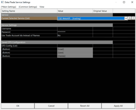 Sierra Chart - Tutoriel A3 - Fenêtres - Data Trade Settings