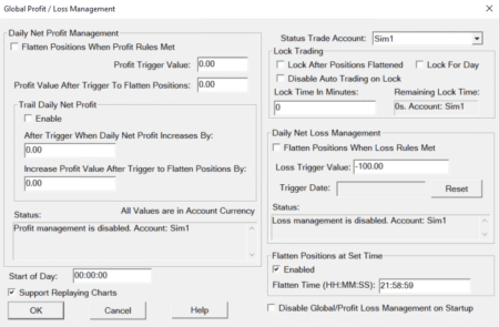 Sierra Chart - Tutoriel C8 - Résultat Exposition Risque - Global Profit Loss Management