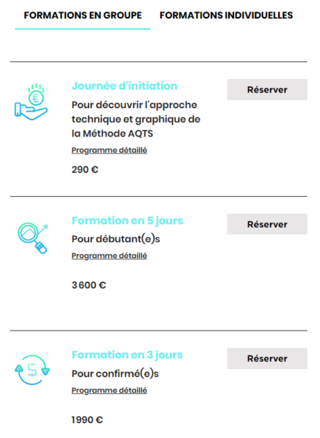 AQTS - Présentation Formations